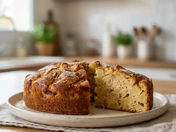 Gâteau yaourt pomme cannelle ultra-moelleux - Photo de présentation
