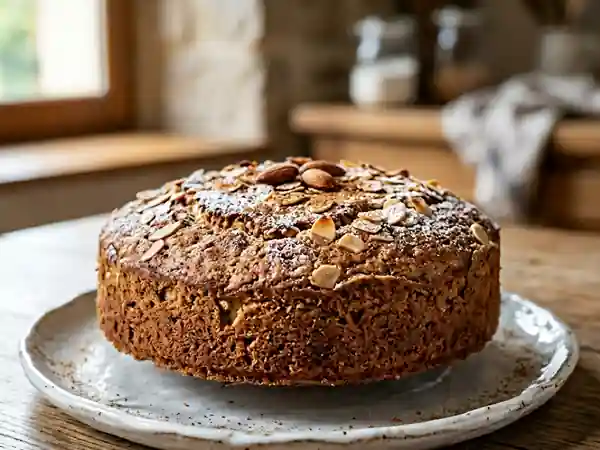 Gâteau moelleux aux amandes et à la cannelle : recette facile et gourmande - Photo de présentation
