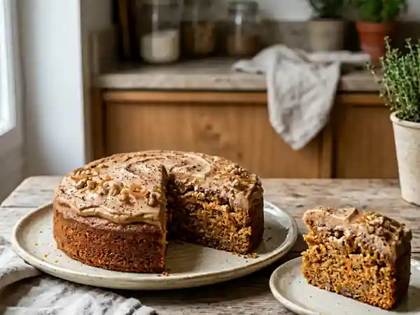 Gâteau moelleux aux carottes de Marine : recette facile et gourmande - Photo de présentation