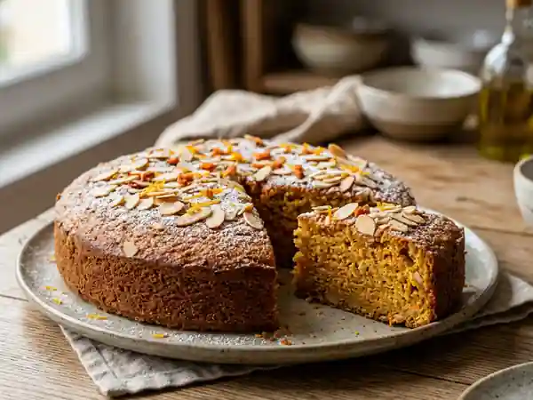 Gâteau Moelleux Carotte, Amande et Cannelle - Photo de présentation