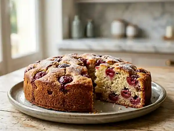 Gâteau Moelleux aux Cerises et Vanille - Photo de présentation