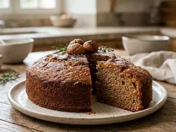 Gâteau moelleux aux châtaignes : recette facile et gourmande - Photo de présentation