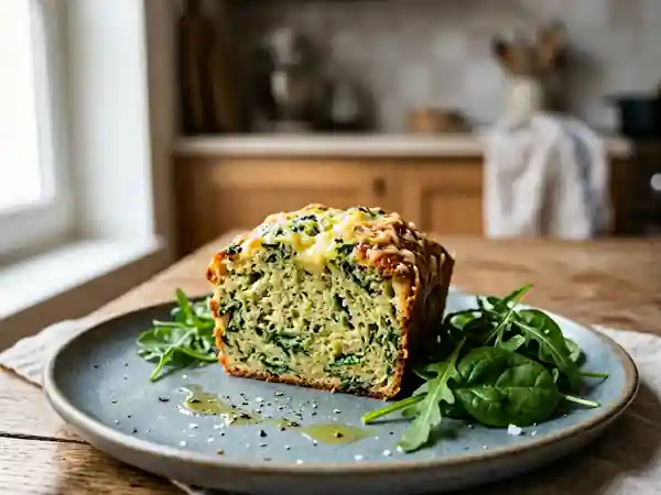 Gâteau moelleux aux épinards de Martine : recette facile et savoureuse - Photo de présentation