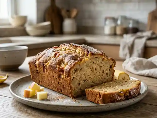 Gâteau Fondant Pomme Banane Cannelle - Photo de présentation