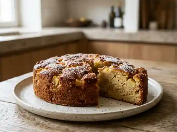 Gâteau aux pommes 5-4-3-2-1 ultra-moelleux - Photo de présentation