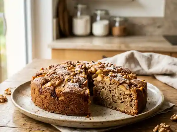 Gâteau moelleux aux saveurs d'automne - Photo de présentation