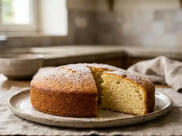 Gâteau moelleux traditionnel de grand-mère - Photo de présentation