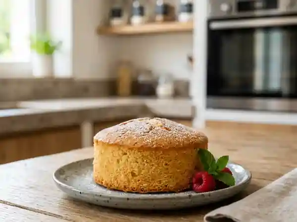 Gâteau moelleux ultra simple pour une personne - Photo de présentation