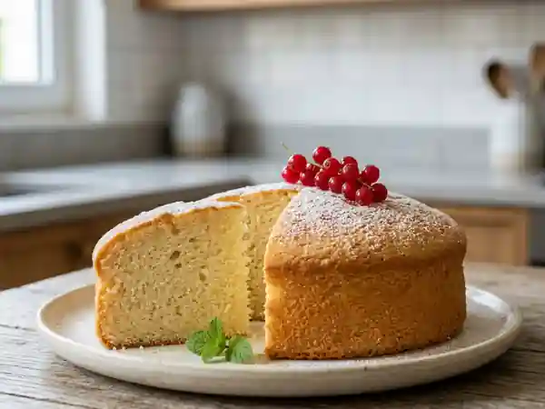 Gâteau mousseline léger et moelleux : recette facile et rapide - Photo de présentation