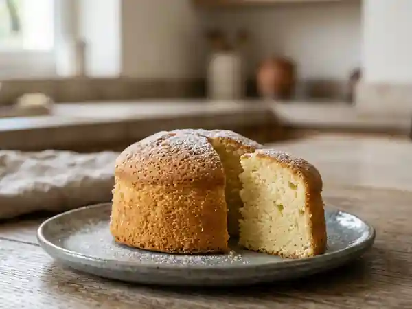 Gâteau mousseline aérien à la vanille - Photo de présentation