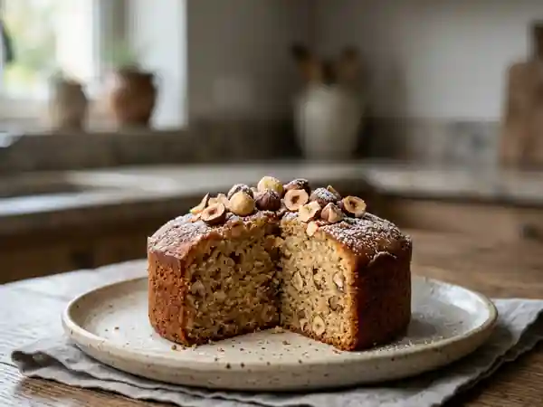 Gâteau Noisetier Fondant aux Noisettes - Photo de présentation