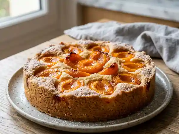 Sablé croustillant aux abricots fondants - Photo de présentation