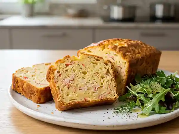 Gâteau de surimi fondant et doré - Photo de présentation