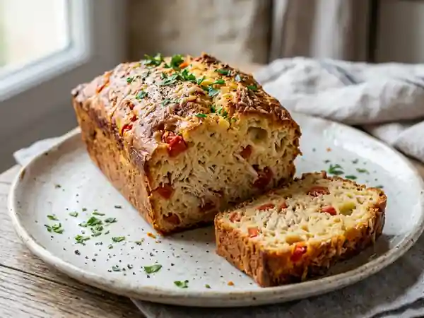 Cake Moelleux au Crabe et Tomates Fraîches - Photo de présentation