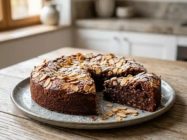 Gâteau suprême au chocolat et aux amandes : recette gourmande et facile - Photo de présentation