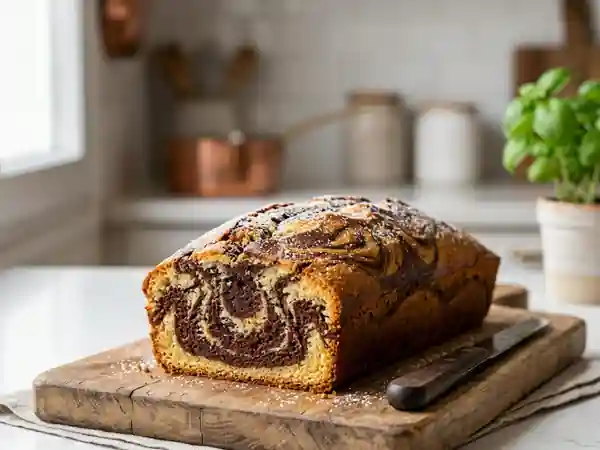 Gâteau tigré ultra-moelleux au cacao - Photo de présentation