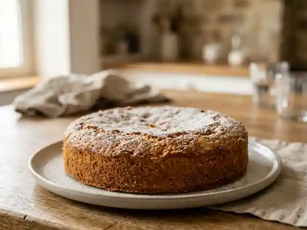 Gâteau tyrolien fondant aux amandes - Photo de présentation