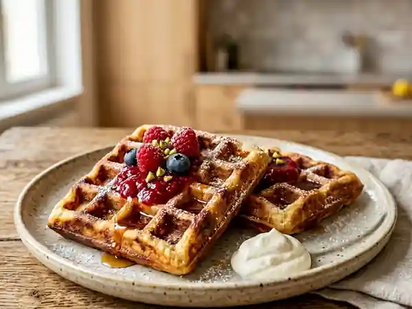 Gaufres briochées moelleuses et gourmandes - Photo de présentation