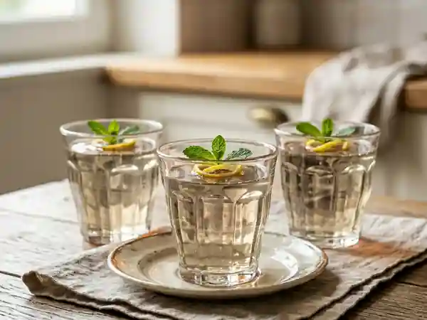 Gelée fondante au thé noir et citron - Photo de présentation