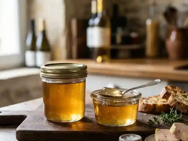 Gelée de Sauternes fondante et nacrée - Photo de présentation
