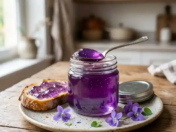 Gelée de Violettes Fine et Parfumée - Photo de présentation