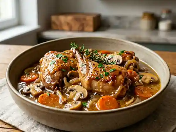 Gibelotte de lapin fondante au vin blanc - Photo de présentation