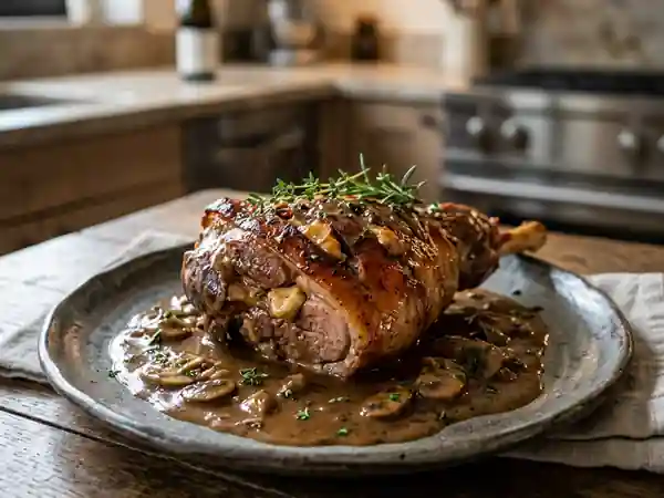 Gigot d'Agneau à la Royale : Recette Traditionnelle et Festive - Photo de présentation