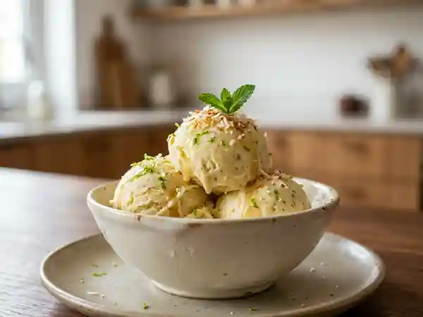 Glace à la banane antillaise onctueuse et parfumée - Photo de présentation
