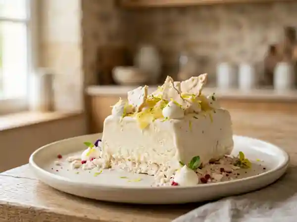 Glacé à la meringue maison : dessert frais et gourmand - Photo de présentation