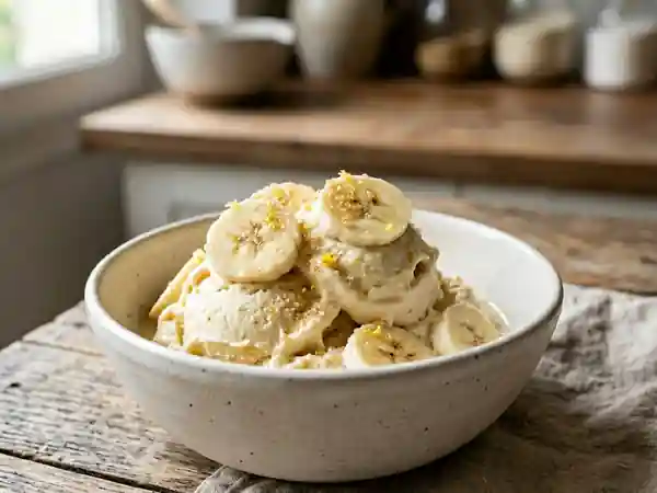 Glace Banane Onctueuse et Veloutée - Photo de présentation