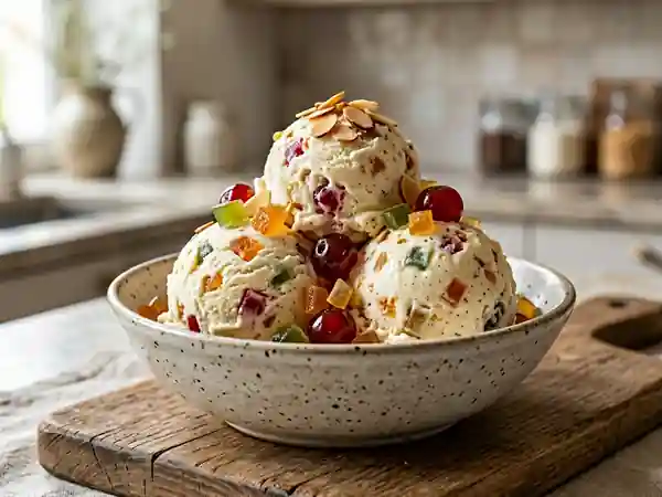 Glace maison aux fruits confits : douceur fruitée et gourmande - Photo de présentation