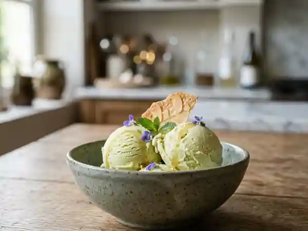 Crème Glacée Intense à la Chartreuse Verte - Photo de présentation