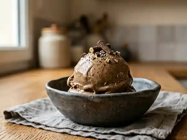 Glace onctueuse au réglisse naturelle - Photo de présentation
