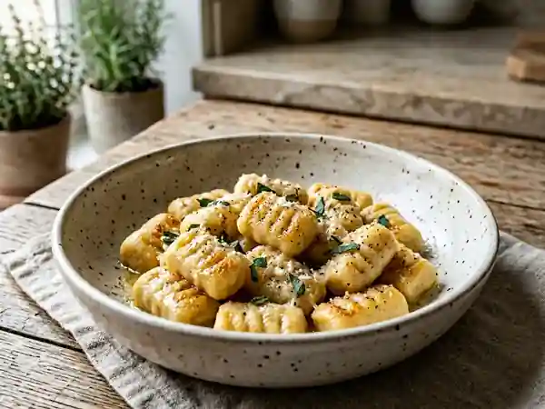 Gnocchis de semoule fondants au parmesan - Photo de présentation