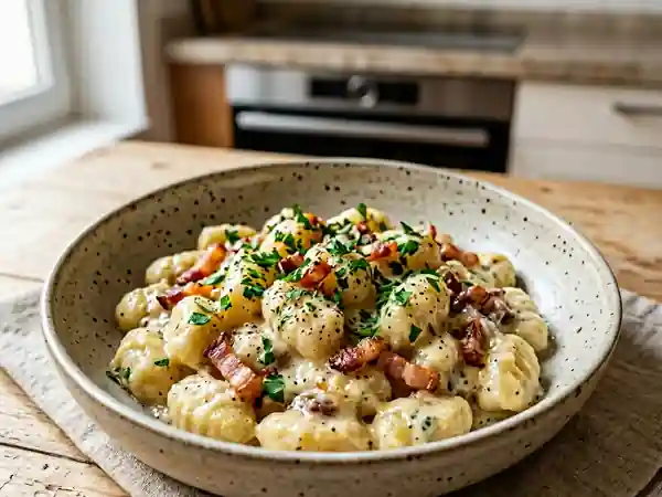 Gnocchis au Speck et Gorgonzola Fondant - Photo de présentation