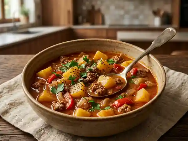 Goulache onctueuse au bœuf et paprika - Photo de présentation