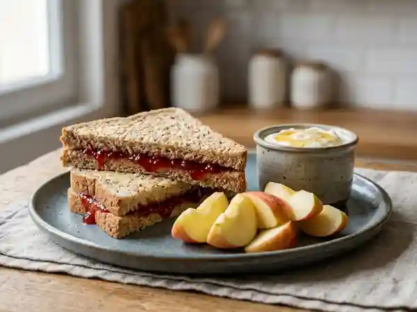 Tartine fruitée et fromage blanc onctueux - Photo de présentation