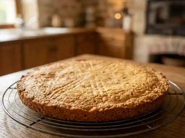 Grande galette bretonne croustillante au beurre - Photo de présentation