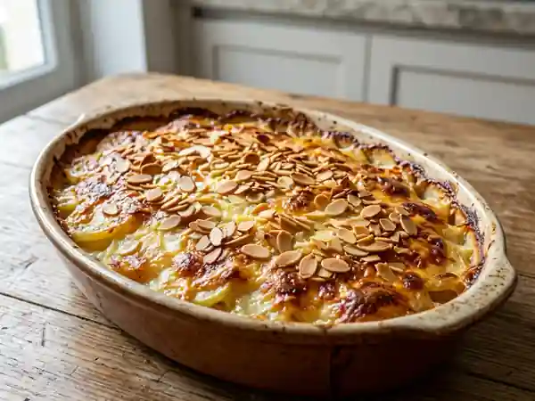 Gratin Amandine au craquant d'amandes - Photo de présentation