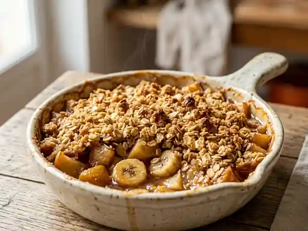 Croustillant de Fruits Chauds à la Cannelle - Photo de présentation