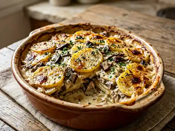 Gratin Dauphinois Fondant aux Cèpes - Photo de présentation