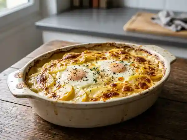 Gratin Dauphinois Fondant aux Œufs - Photo de présentation