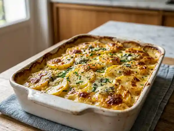 Gratin dauphinois fondant au roquefort - Photo de présentation