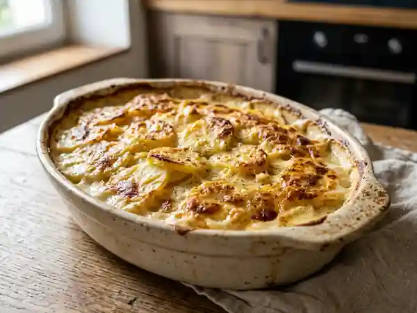 Gratin Dauphinois fondant et crémeux - Photo de présentation
