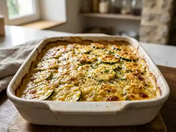 Gratin Dauphinois de Courgettes Crémeux et Savoureux - Photo de présentation