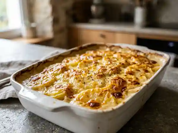 Gratin dauphinois onctueux au gruyère doré - Photo de présentation