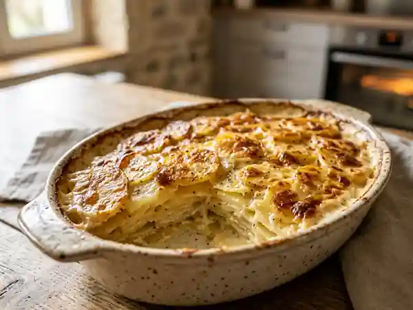 Gratin dauphinois fondant et crémeux - Photo de présentation