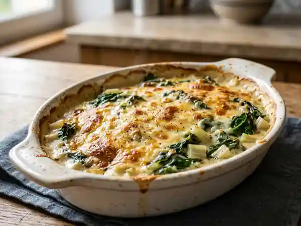 Blettes gratinées à la béchamel onctueuse - Photo de présentation