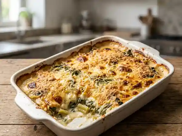 Blettes fondantes gratinées à la béchamel - Photo de présentation