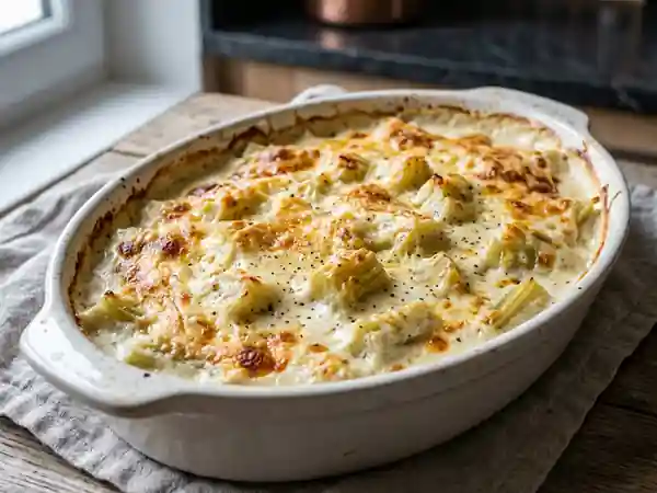 Gratin de cardons fondants et muscade - Photo de présentation